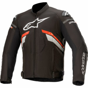 Alpinestars T-GP Plus R V3 Textiljacke schwarz/neonrot/weiß M Herren