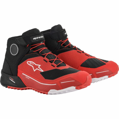 Alpinestars CR-X Drystar Riding Schuh rot/schwarz 10