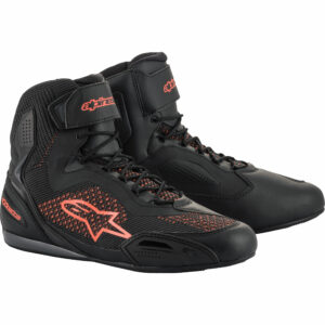 Alpinestars Faster 3 Rideknit Schuh schwarz/neonrot 8 Herren