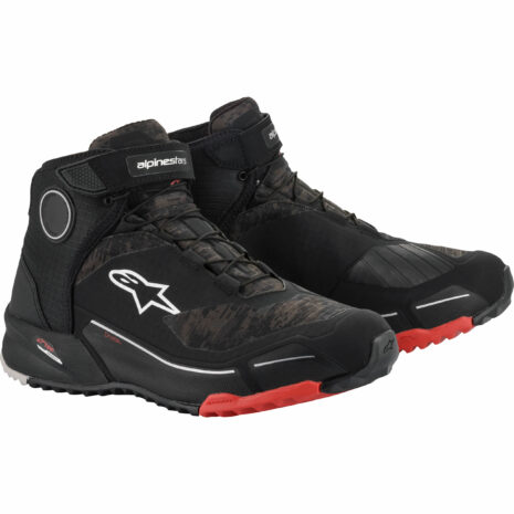 Alpinestars CR-X Drystar Riding Schuh schwarz/camo rot 10 Herren