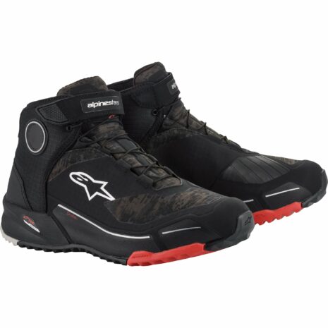 Alpinestars CR-X Drystar Riding Schuh schwarz/camo rot 11 Herren