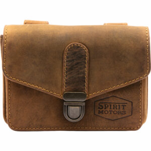 Spirit Motors Vintage Leder-Gürteltasche 0