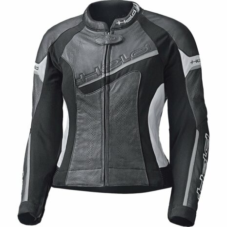 Held Debbie II Damen Lederjacke schwarz/weiß 76 (38 lang) Damen