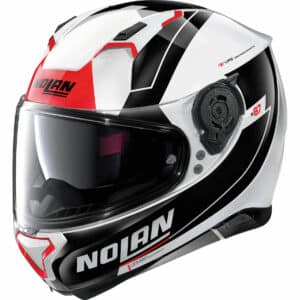 Nolan N87 Skilled n-com White/Black/Red #98 XS