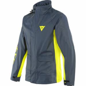 Dainese Storm 2 Regenjacke dunkelblau/neon-gelb XXL