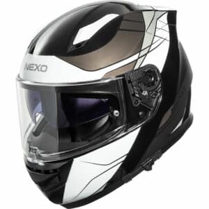 Nexo Integralhelm Fiberglas Sport III Silber Dekor XL