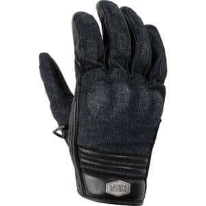 Spirit Motors Leder-Denim Handschuh 1.0 schwarz/blau 8