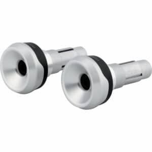 Highsider Lenkergewichte für 12-22mm AKRON XS silber/schwarz