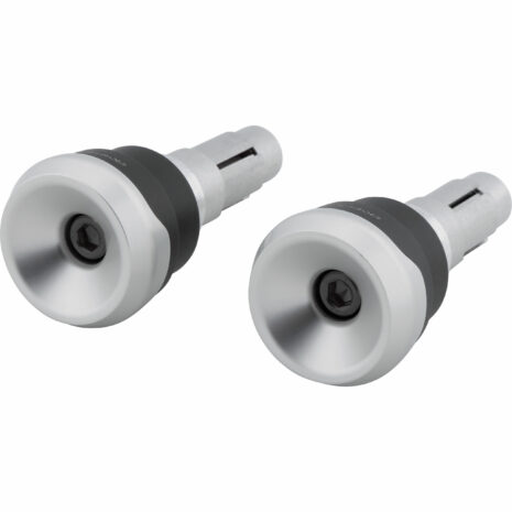 Highsider Lenkergewichte für 12-22mm AKRON LS mit Aufnahme silber/schw