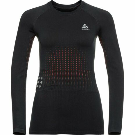 Odlo Crew Neck I-Thermic Damen Langarmshirt schwarz M Damen