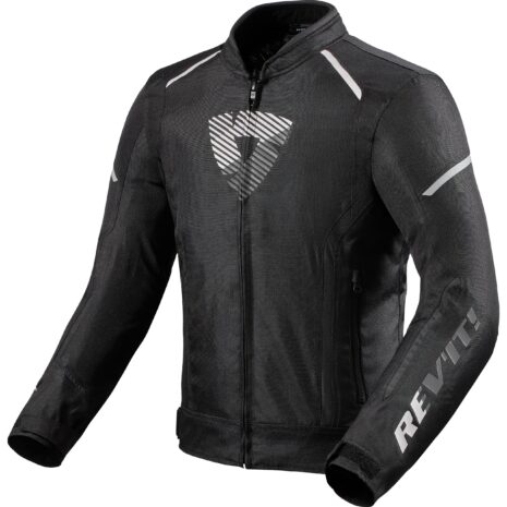 REV'IT! Sprint H2O Textiljacke schwarz/weiß 3XL Herren