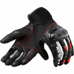 REV'IT! Metric Handschuh schwarz/neon-rot XL Herren