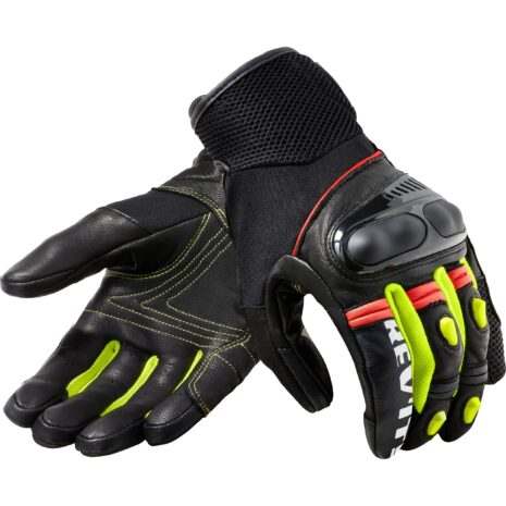 REV'IT! Metric Handschuh schwarz/neon-gelb XL Herren