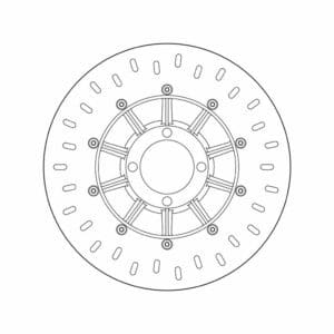 Brembo Bremsscheibe Oro starr 68B407D2  285/62/79/4/10