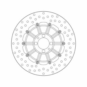 Brembo Bremsscheibe Oro starr 68B407D3  285/51/68/5/13/4