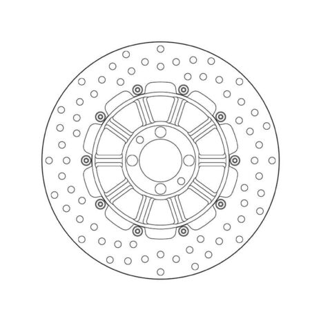 Brembo Bremsscheibe Oro starr 68B407D3  285/51/68/5/13/4