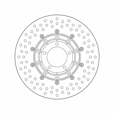 Brembo Bremsscheibe Oro starr 68B407B1  260/62/79/5/8