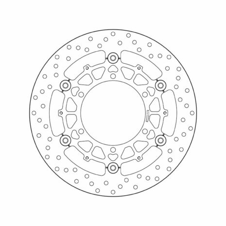 Brembo Bremsscheibe Oro schwimmend 78B40846  305/118/134/5/9/6