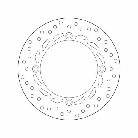 Brembo Bremsscheibe Oro starr 68B407A5  256/144/166/4/10