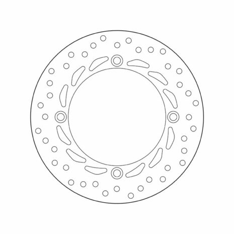 Brembo Bremsscheibe Oro starr 68B407A5  256/144/166/4/10