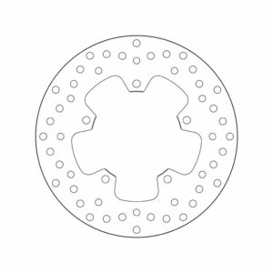 Brembo Bremsscheibe Oro starr 68B407M8  230/102/120/4/8
