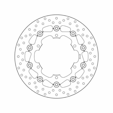 Brembo Bremsscheibe Oro schwimmend 78B40830  298/132/150/5/8