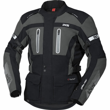 IXS Pacora-ST Textiljacke schwarz/grau M Herren