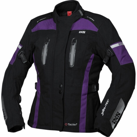 IXS Pacora-ST Damen Textiljacke schwarz/violett S Damen