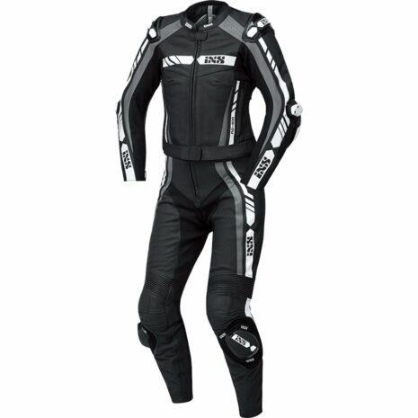 IXS RS-800 1.0 LD Sport Damen Lederkombi 2-tlg. schw/gra/wei 42 Damen