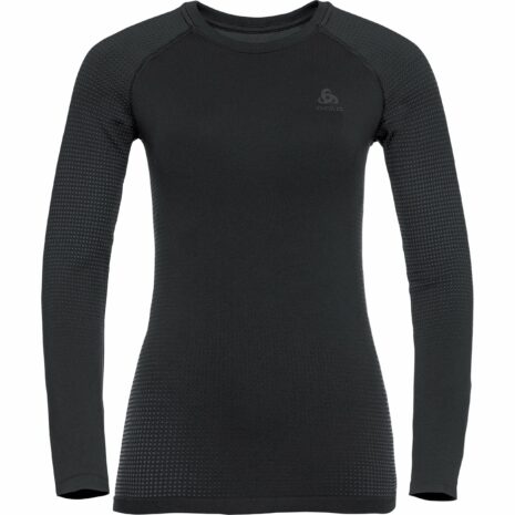 Odlo Performance Warm Eco Damen Baselayer-Top anthrazit M Damen