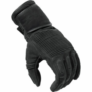 FLM Touren Lederhandschuh Nubuk 1.0 schwarz S Herren