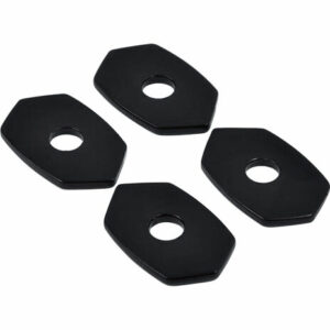 Shin Yo Montageplatten für Blinker Alu 48x30mm für Kawasaki