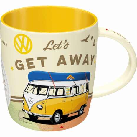 Nostalgic-Art Tasse "Set VW Bulli - Let's Get Away" 330 ml