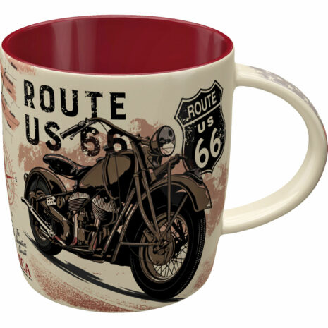 Nostalgic-Art Tasse "Set - Route 66 Bike Map" 330 ml