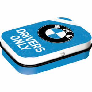 Nostalgic-Art Pillendose "BMW - Drivers Only Blue"