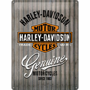 Nostalgic-Art Blechschild 30 x 40 Harley-Davidson "Metal Wall"