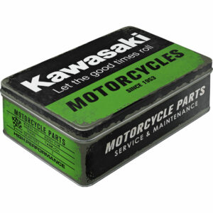 Nostalgic-Art Vorratsdose Flach "Kawasaki - Motorcycles"