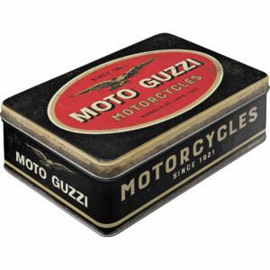 Nostalgic-Art Vorratsdose Flach "Moto Guzzi - Logo Motorcycles"