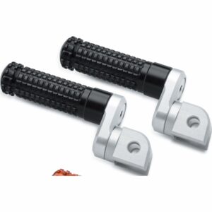 Mizu Fußrastenpaar Flex Race 22mm für Fahrer schwarz/orange 10005