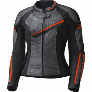 Held Debbie II Damen Lederjacke schwarz/neonrot 38 Damen