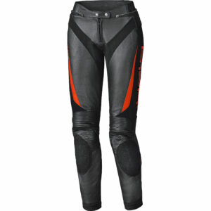 Held Lane II Damen Lederhose schwarz/neonrot 40 Damen