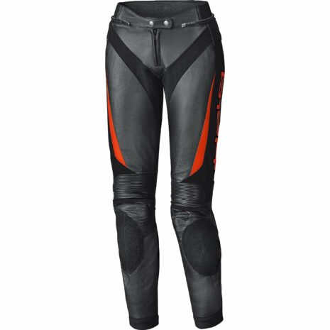 Held Lane II Damen Lederhose schwarz/neonrot 44 Damen