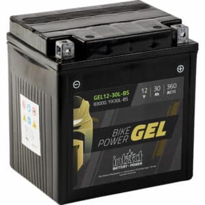 intAct Batterie Bike Power Gel geschlossen X30L-BS  12 Volt