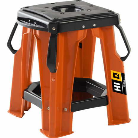 Hi-Q Tools Werkstatt-Hocker bis 200 Kg schwarz/orange
