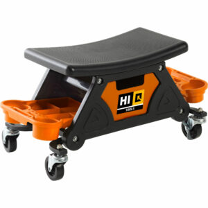 Hi-Q Tools Multi-Werkstatt-Sitz rollbar bis 150 Kg schwarz/orange
