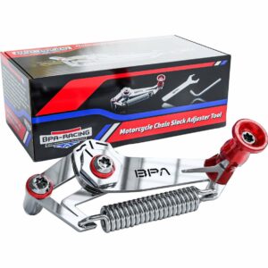 BPA Racing Kettenspanner Werkzeug Durchhangprüfer silber/rot