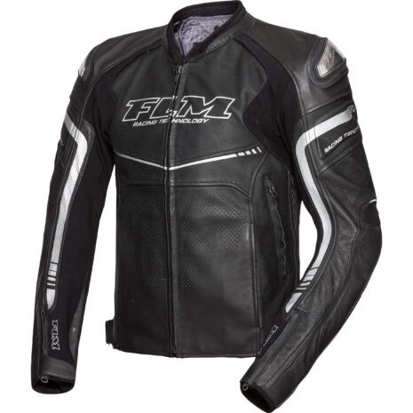 FLM Laguna Seca Lederkombijacke schwarz 52 Herren