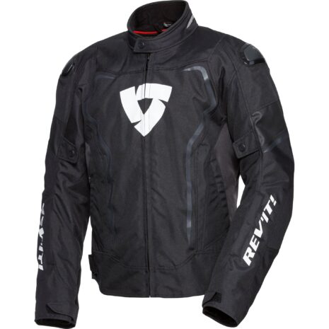 REV'IT! Flux H2O Textiljacke schwarz/grau XXL Herren