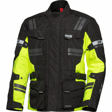 IXS Max-ST Tour Textiljacke schwarz/neongelb M Herren