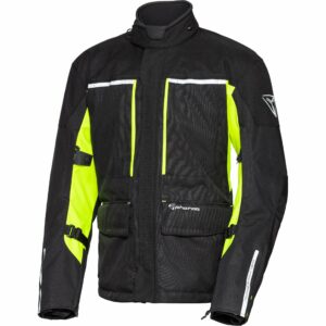 Pharao Cedar WP Textiljacke schwarz/gelb M Herren